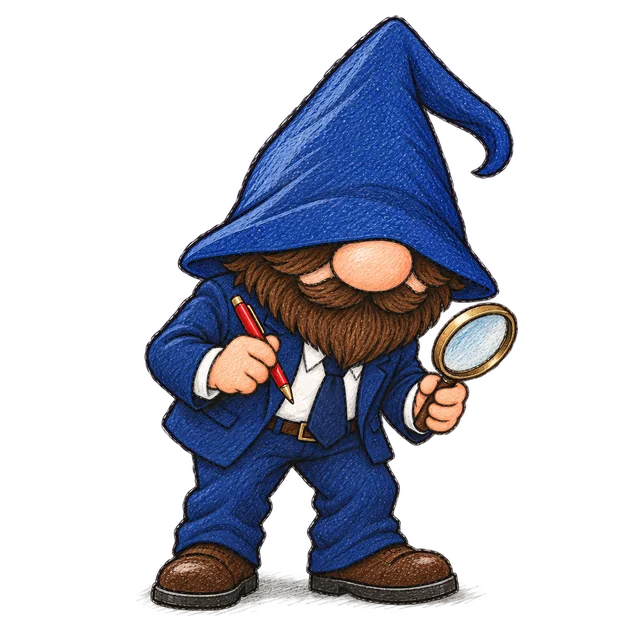 Illustration of the Right Choice Tax & Accounting mascot reviewing a document.